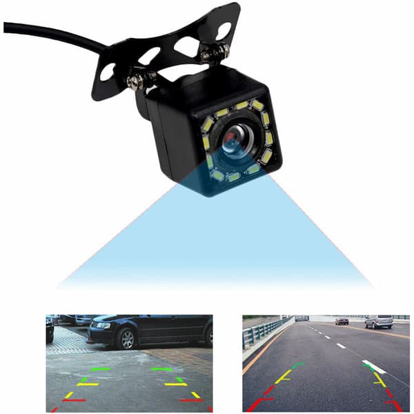 Universal 12 LED Bil Ryggekamera Ryggekamera Nattsyn