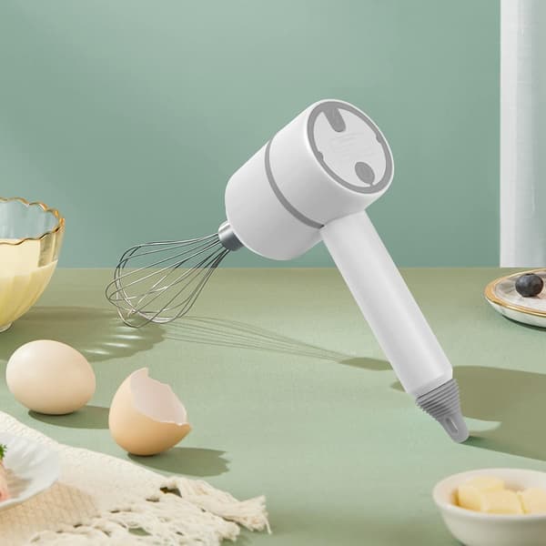 Sladdlös Elektrisk Handmixer Med Hackare För Köksbakning Och