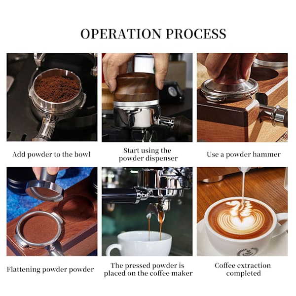 Kahvi Portafilter 54mm Kahvi Kaksoissuuttimet Portafilter Ruostumaton Teräs Kahvi Suutin Portafilter Breville 870 880 Kahvikoneelle C1 Ruusupuu