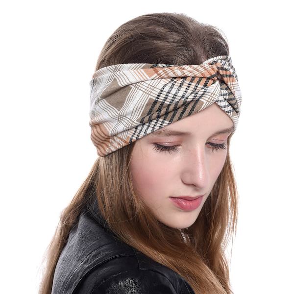 Boho-hiuspanta, leveä solmittu hiuspanta, venyvä turban