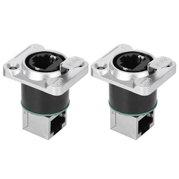 2 kpl RJ45 kulmikas liitin Palonestomateriaali YT‑RJ45 lentokoneliitin
