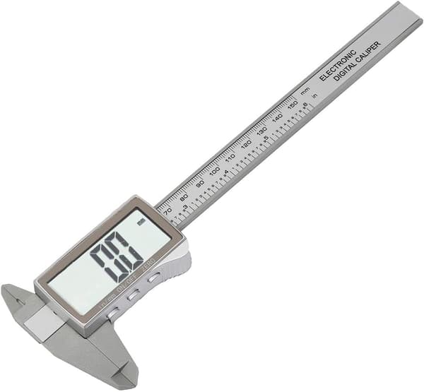 Digital Skydelæser 150mm 6\" Kulfiber Stor LCD Skærm til Intern