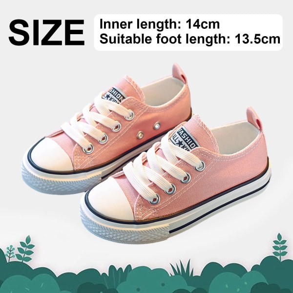 Toddler Lille Børn Drenge og Piger Klassisk Bomuld Slip On Sneaker