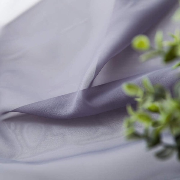 Voile Gardin Transparent Gardin i Ensfarget Stangedesign