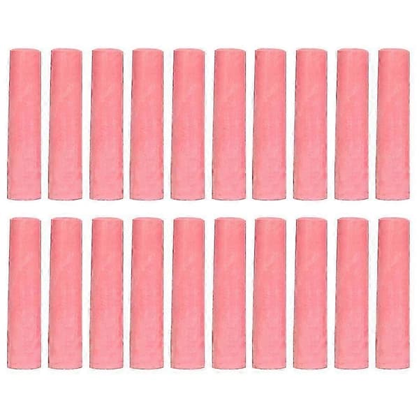 Bulk trottoarkrita dammfri stora kritor material uppfarter grundskoleelever 20 st Red 10.50X2.50X2.50CM