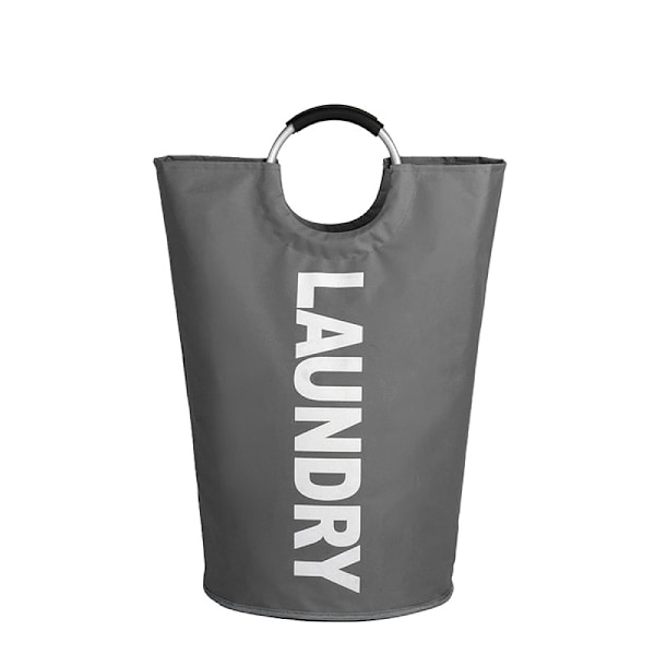 Lyxig Tvättkorg, Förtjockad PE-beläggning, Dubbelt Tyg med PE Tvättkorg, Utrymmesbesparande Design För Enkel Förvaring, 115L, Bekväma Handtag