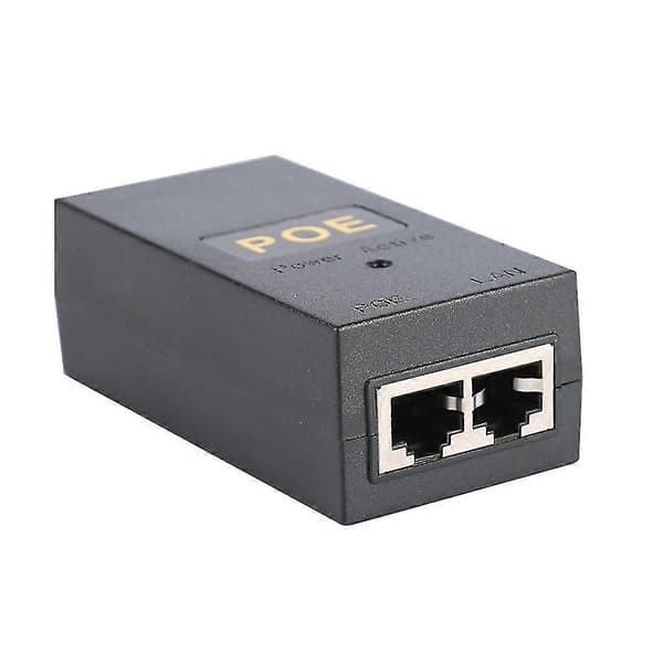 Poe Strömadapter CCTV Aktiv Poe Injektor Ethernet För IP-Kamera, 48V/0.5A