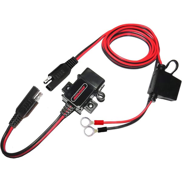 Motorcykel USB med voltmätare