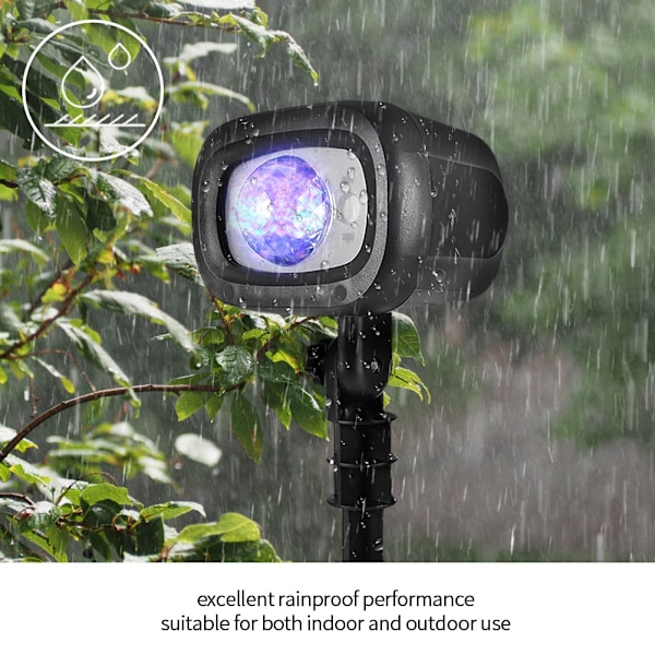 Utomhus Hem Festival Stjärnor Fairy Spotlight LED Projektorlampa för Jul Födelsedagsfest Trädgård