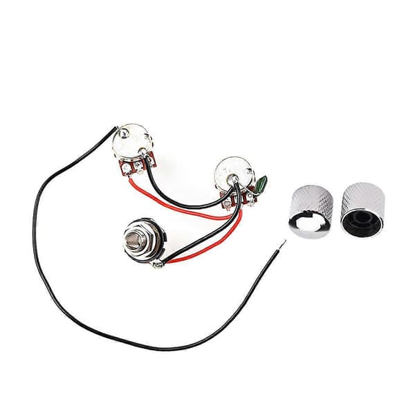 Guitar Single Coil Ledningsnet 1 T 1 Volume Til 3/4 Strenget Kasse Guitar S