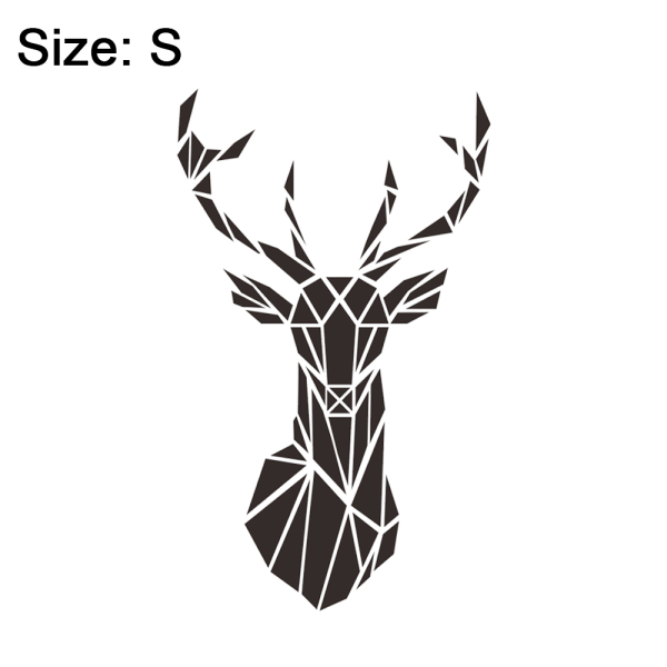 Sika Deer Head Stereo Akryl Väggsticker