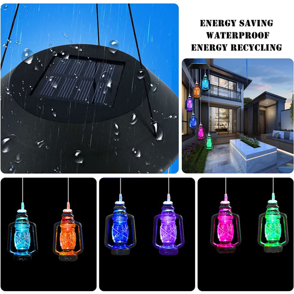 Solar Powered Firefly Lights Outdoor Waterproof Solar Garden