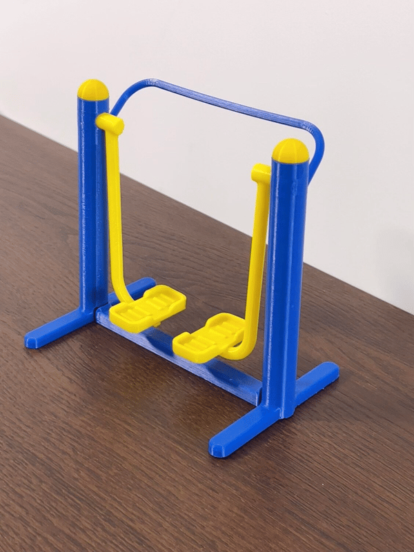 Mini Gym Parallel Bar-stil Telefonholder, Skrivebordsstander til Dovne Mennesker - Mørkeblå Deep blue