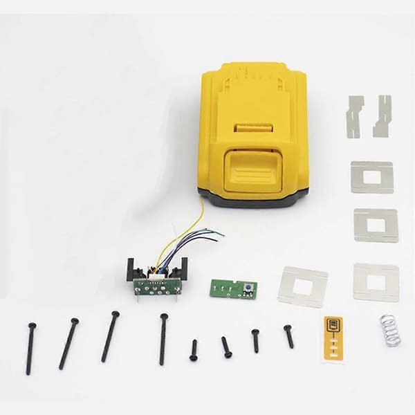 2 Sett Li-ion Batteri Plastkasse PCB Ladebeskyttelse Kretskort Skall For 18v 20v Dcb183 Ba