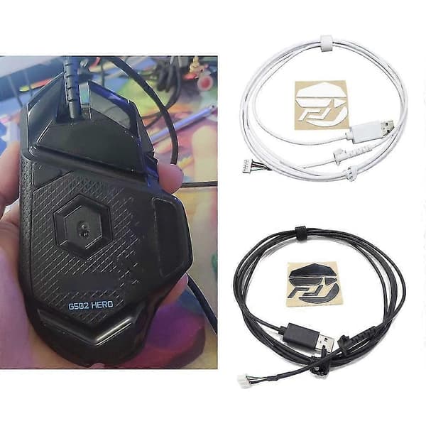 USB-muskabel og fødder til Logitech G502 Hero erstatningsreparationstilbehør