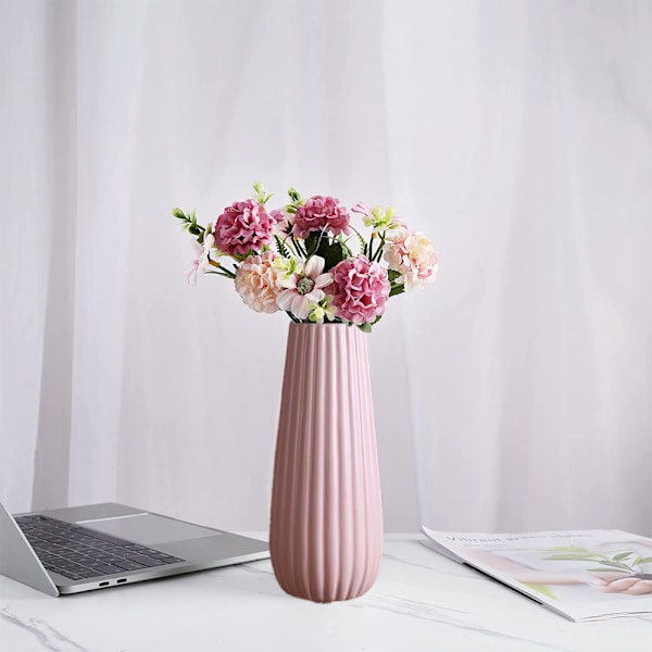 Keramisk vas, modern heminredning porslinsvas blomstervas,