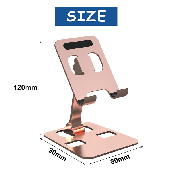 Surfplatta stativ för skrivbord, stabilt surfplatta stativ, hopfällbar och