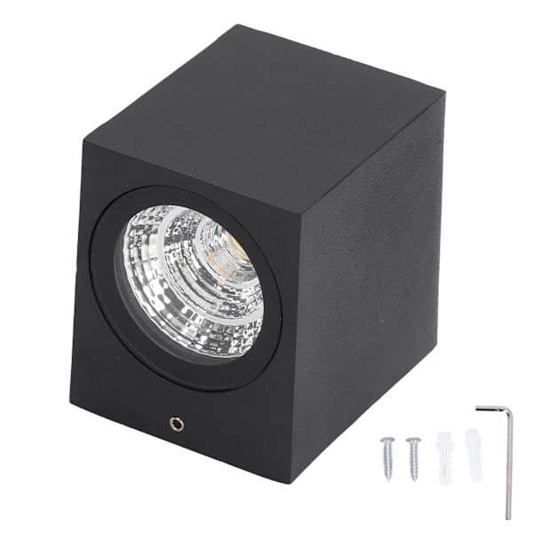 5W Ulkovalaistus LED-seinävalaisin Alumiini Vedenkestävä 85‑265V Käytävään Patioon Verannalle Ulkovalaistus 8x7.5x6.5cm Lämmin Valo