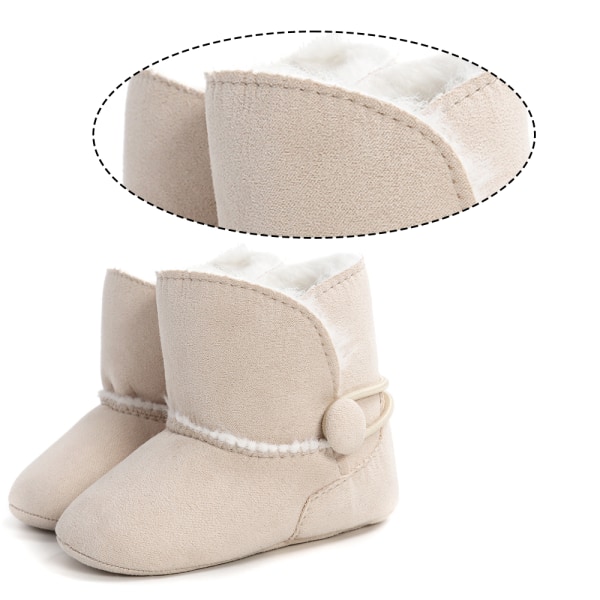 Skor med greppsula Baby Booties Mysiga fleecetofflor Mjuka