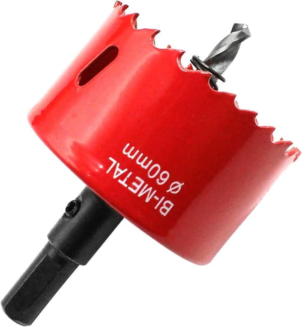 M42 60mm Bi-metall Hullsag med Hex-adapter og Senterborr