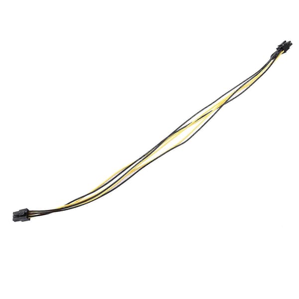 12 stk. 6-pin PCI-e til 8-pin (6+2) PCI-e (hann til hann) GPU-strømkabel 50 cm for bildekort mining S
