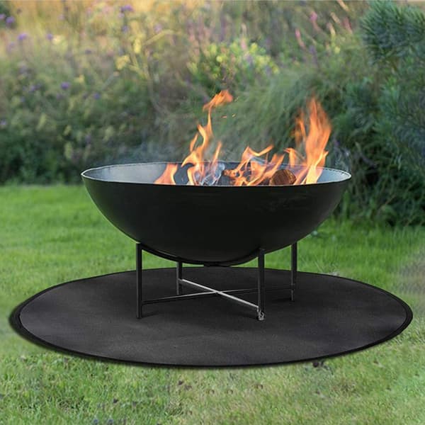 Grillmatte, sammenleggbar dobbeltsidig grillmatte, gjenbrukbar flammehemmende