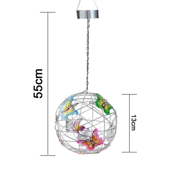 2-pak led-lys - dekorative til haven