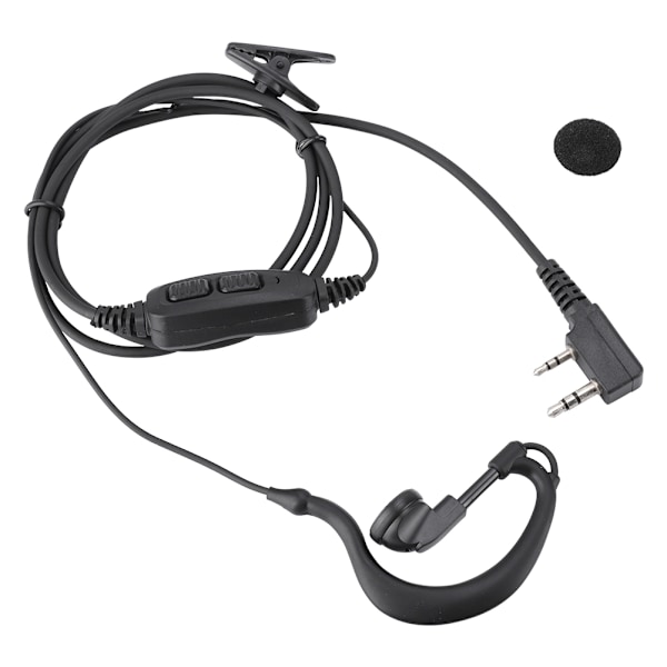 Dual PTT-headset med mikrofon för Baofeng UV-82 UV 82 UV82L UV-89 2-vägsradio