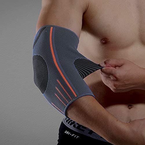 Grå Orange (L) Tendinit Armbågsstöd, Arm- och Armbågskompression