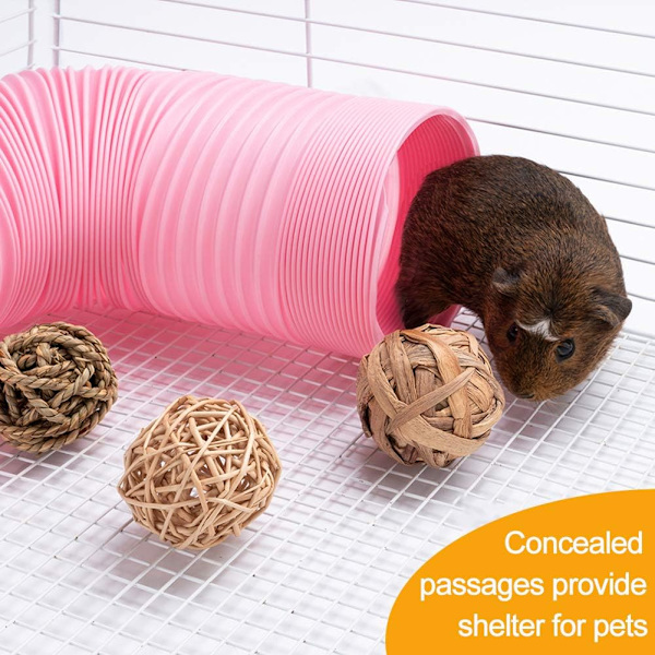 1 st Hamster Rör, Kreativ Anslutning, Hamster Bur och Tillbehör, Hamsterleksaker för att Utöka Utrymme, Transparenta Material, för Smådjursbur