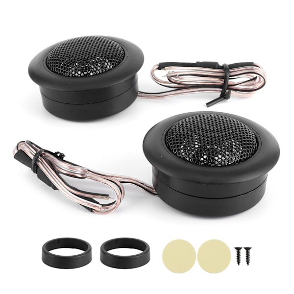 2 st Bilstötar Högtalare 120W Hög Effekt Universal Liten Ljudmusikspelare 2k~22kHz