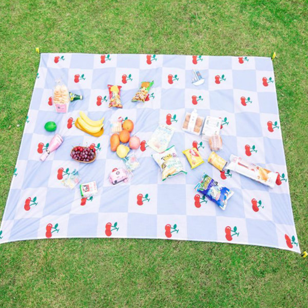 Vattentät picknickfilt för utomhusstrandmatta