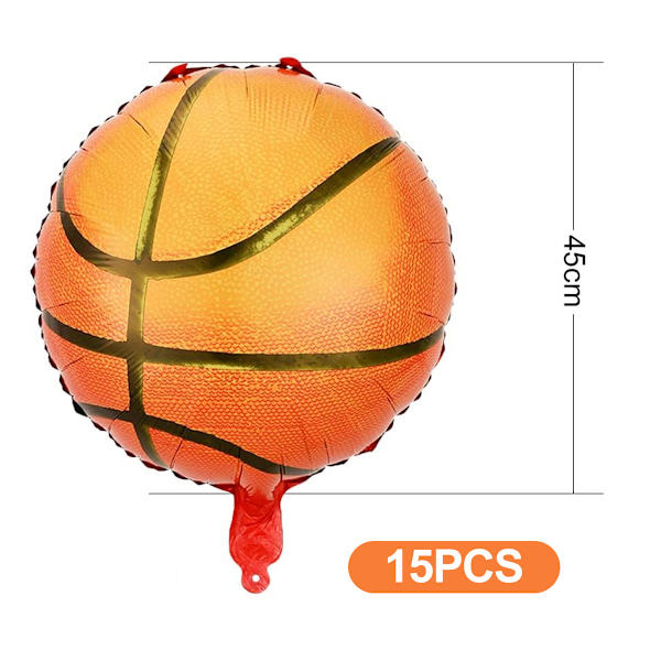 15 stk. basketball ballon - 18 tommer