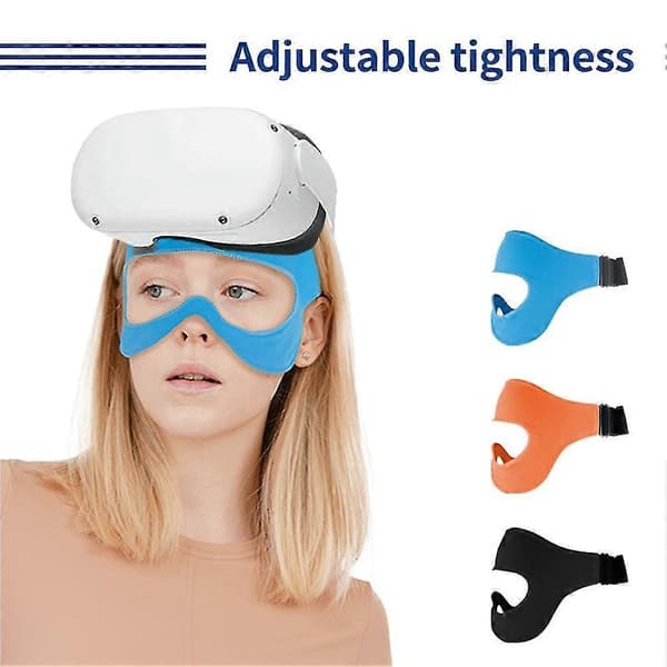 Øyemaske Deksel Pustende Svettebånd Virtual Reality Headset For Quest 2 - svart