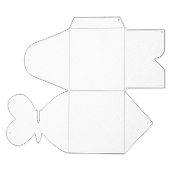 Box Die Cuts Present Enkla Praktiska Hållbara Robusta Bekväma Slim Butterfly Candy Dies