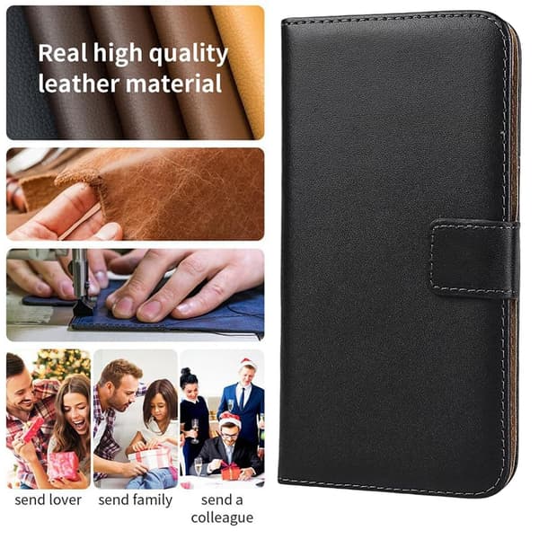 Samsung Galaxy S21/S21FE/S21+/S21Ultra Wallet Cover - Sort S21 FE