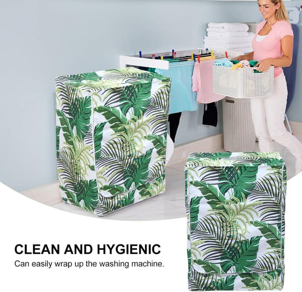 60X63X85cm Vaskemaskin Deksel Frontlasting Tørketrommel Deksel Vanntett