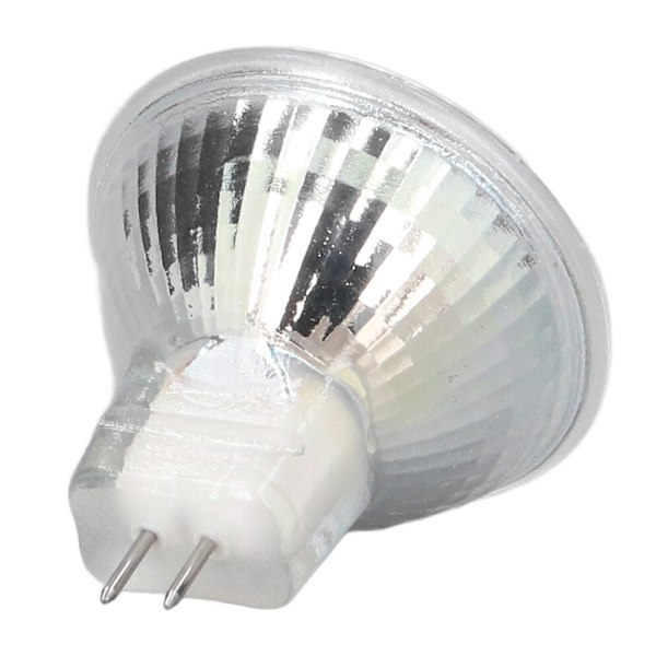 4 stk MR11 LED Spotlys med Dobbel Nålebase 360° Varmeavledning 3W 12 LED Lampekule Kald Hvit