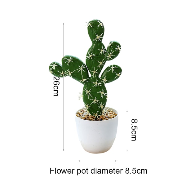 Kunstig tropisk plante simulering kaktus bonsai kunstig