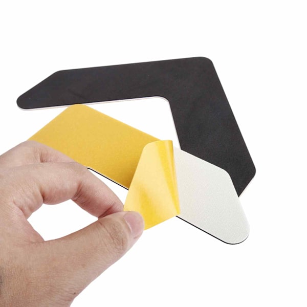 Halkskyddsmatta för Mattor, 5-pack Mattgrepp för Laminatgolv, Halkfri och Anti-Curl Mattgrepp för Matta till Matta, Lämplig för Trä, Laminat