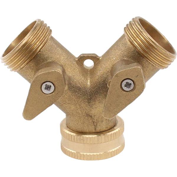 Y-formet vandslangekobling - Fitting & afløbsrende - 3/4\"