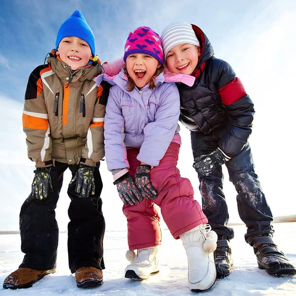 Vinter Skidhandskar Vattentäta Vindtäta Snöhandskar Unisex Foder Varma Handskar