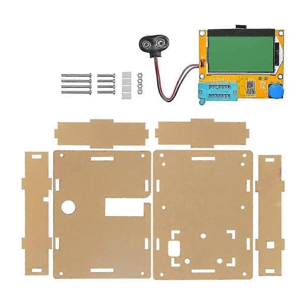 Mega328 -t4 Transistor Tester Diode Triode Kapasitans Komponent Tester Meter Modul Mos Pnp/npn Wi