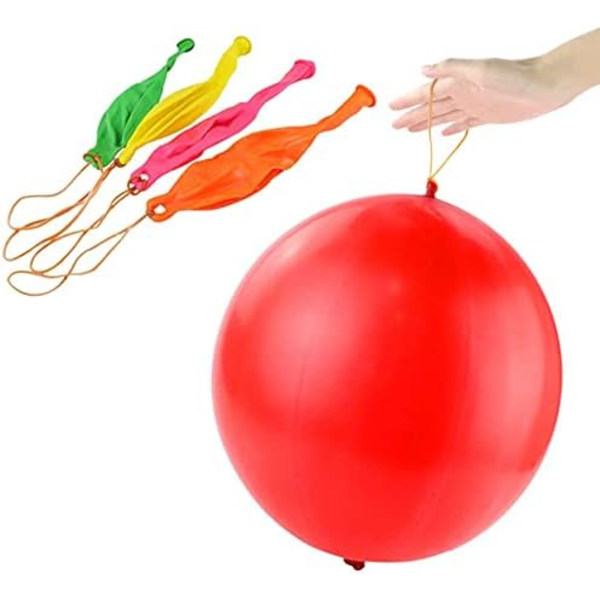 50 stanspunchballonger, festtillbehör Neon stansballonger 18 tum