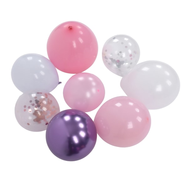 Mörklila Latexballonger, miljövänliga festdekorationer för födelsedag, babyshower, heminredning, mångsidig användning
