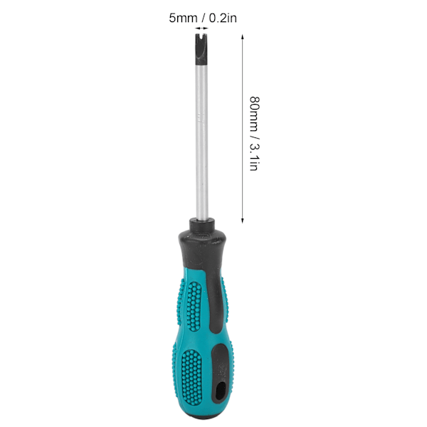 U-formet skrutrekker i krom-vanadin-legert stål, verktøy for maskinvare med stor sugekraft (1,7 mm)