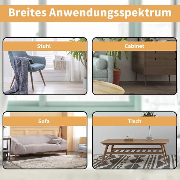 Stolebensender, med filtpad, silikone møbelbensbeskytter, bruges til at modstå ridser og elastisk stød