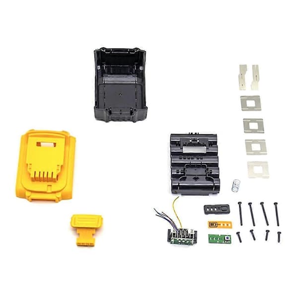 2 Sett Li-ion Batteri Plastkasse PCB Ladebeskyttelse Kretskort Skall For 18v 20v Dcb183 Ba