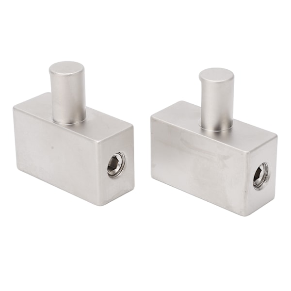2 stk Dobbel 1/0 Gauge til 1/0 Gauge Forsterker Inngang Reduserer Nikkelbelagt Aluminium Legering Høy Effekt for Bil Lyd