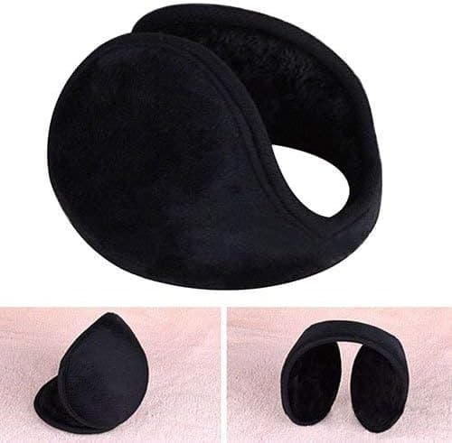 Diameter 12,5 cm Öronmuffar Unisex Svarta Öronmuffar Vinter Öronmuff Wr